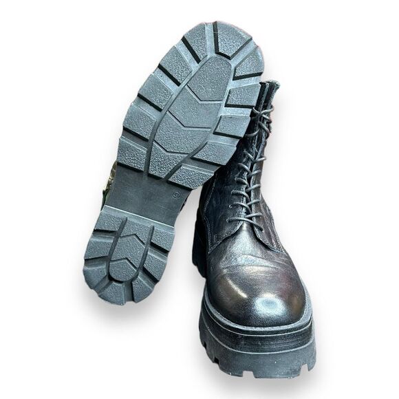 Miz Mooz Black Combat Boots - Picture 7 of 9